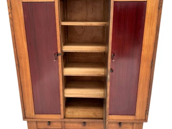 Art Deco Modernist Armoire or Wardrobe by J.J. Zijfers Amsterdam, 1920s